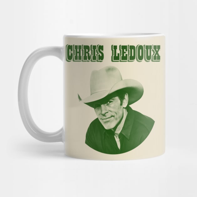 Chris LeDoux 33//green solid style, by Loreatees